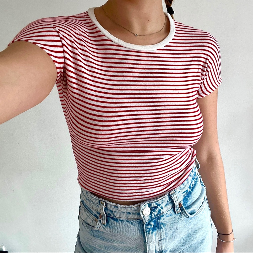 Zara cropped t-shirt